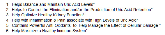 Uricelax Benefits